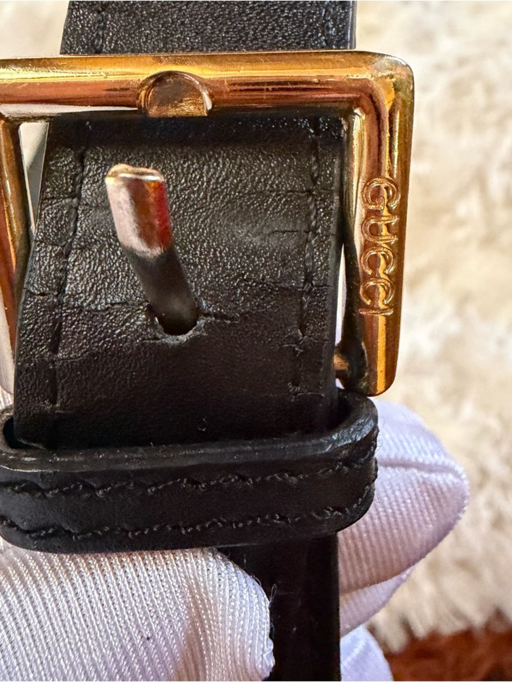 authentic Gucci Web Black Canvas Crossbody Bag - Picture 6 of 12